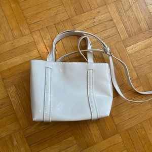Urban outfitters white patent purse